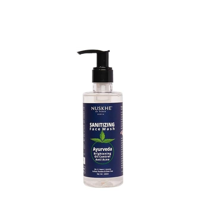 Nuskhe by Paras Sanitizing Face Wash for Brightening - 200 ml