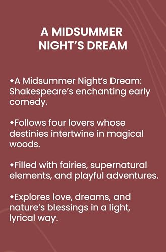 A Midsummer Night’s Dream by William Shakespeare