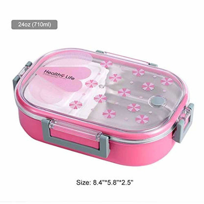 Stainless Steel Lunch Box 710 ml for Kids