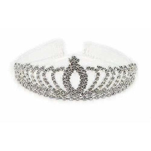 Crystal White Tiara Bridal Crown