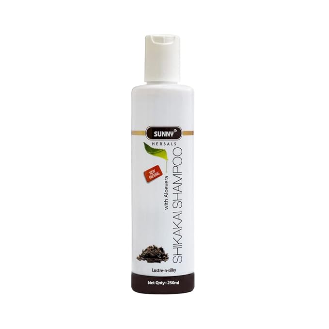 Sunny Shikakai Shampoo With Aloevera and Herbs For Dull & Life-less Hair - 250 ml