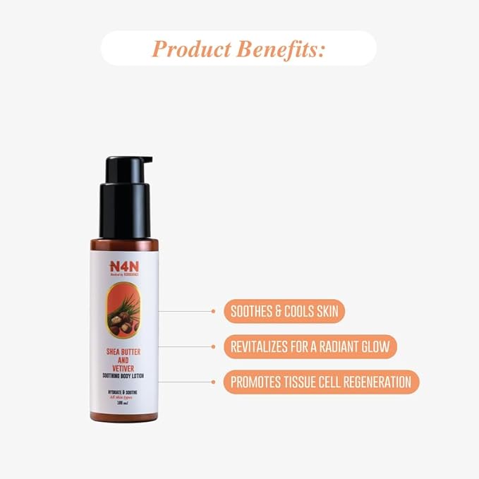 Nature4nature Shea Butter Body Lotion - 100 Ml | Advanced Deep Moisturization