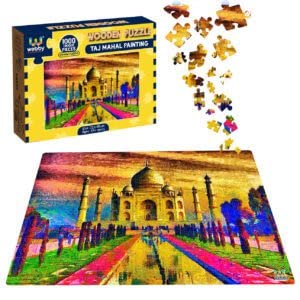 Webby Taj Mahal Painting Wooden Puzzle Fun & Challenging For Adult & 14+ Kids 1000 Pieces