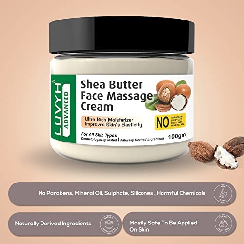 Luvyh Shea Butter Face Massage Cream - 100 gms