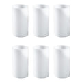 Borosil Set of 6 Pieces White Jade Vision Drinking Glass