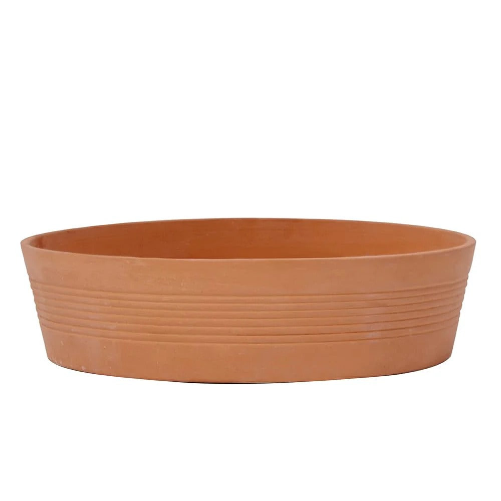 Ellementry Terracotta Baking Dish 900ml Microwave Oven Safe Red 24cm
