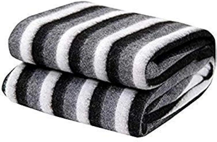 Starnstyle Polar Fleece Blanket, Single  Black &White