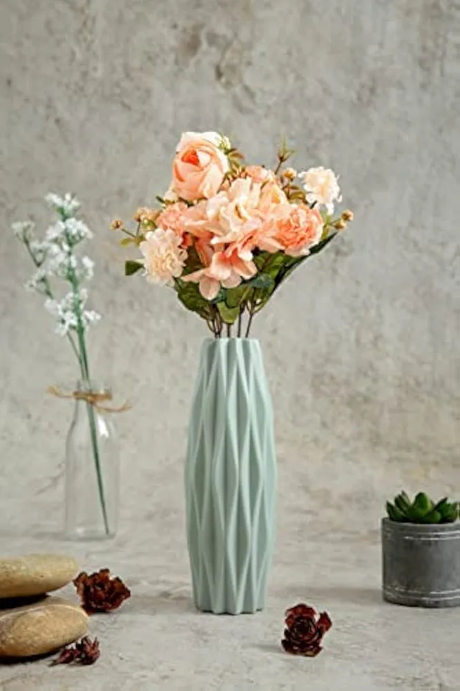 Artificial Head Rose Peony Flowers Peach