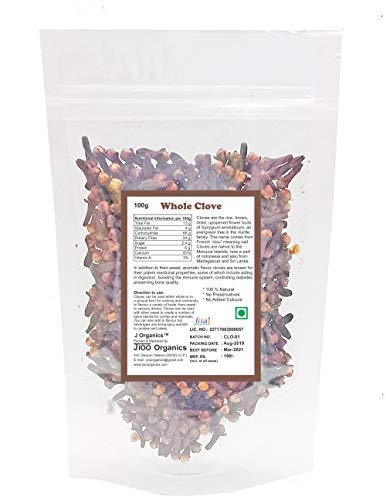 Jioo Organics Whole Sabut Laung Spices - 100 gms