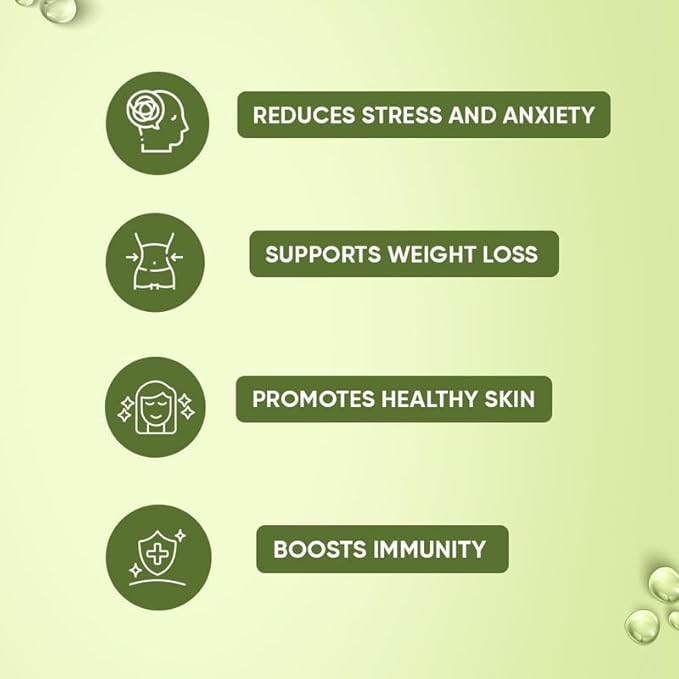 Lewisia Inorganics Green Tea Leaves Reduces Waist - 80 gms