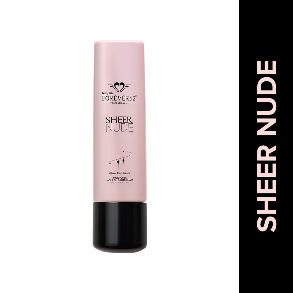 Daily Life Forever52 For All Skin Daily Life Sheer Nude Glow Enhancer|Enriched With Shea Butter And Vitamin E | Multitasking Strobe Cream To Achive A Radiant, Sun-Kissed Glow (Pearl Rosaline-01, 40Ml)
