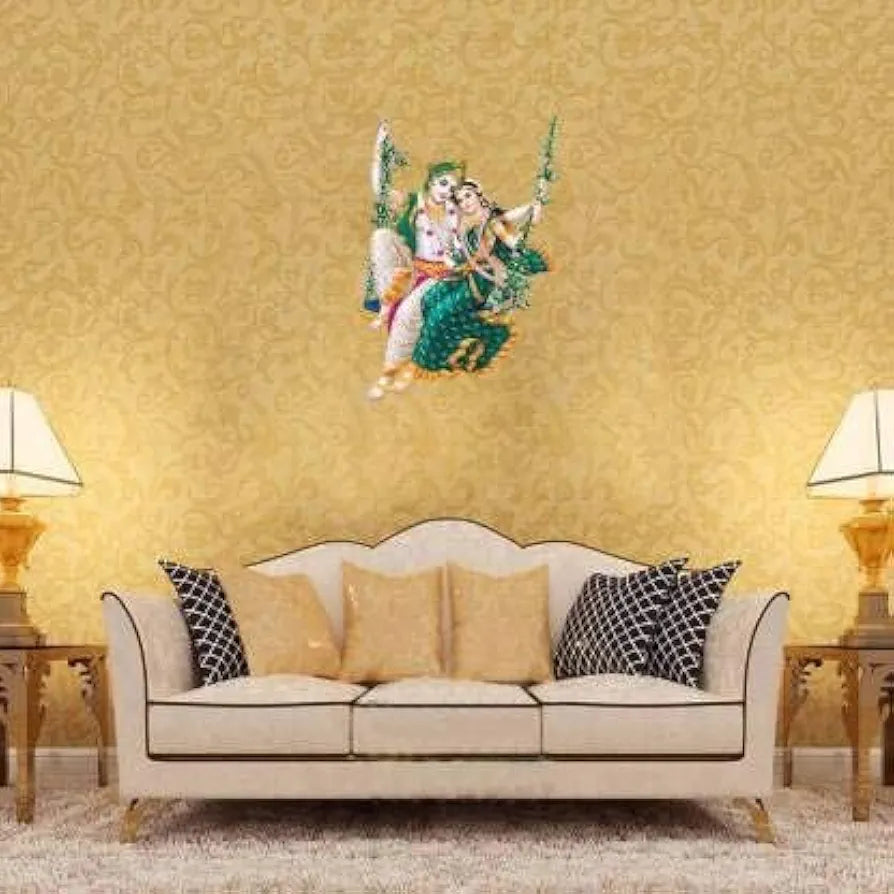 Rangoli Large Wall Sticker Multicolor Vinyl 50 or 70 cm
