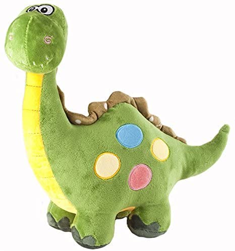 Tickles Green Soft Cartoon Cuddly Small Dinosaur Dragon Colourful Plush Animal Toy 25 cm