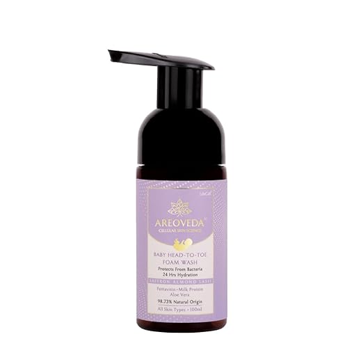 AreoVeda Baby Head-To-Toe Gentle Foam Body Wash -100 ml