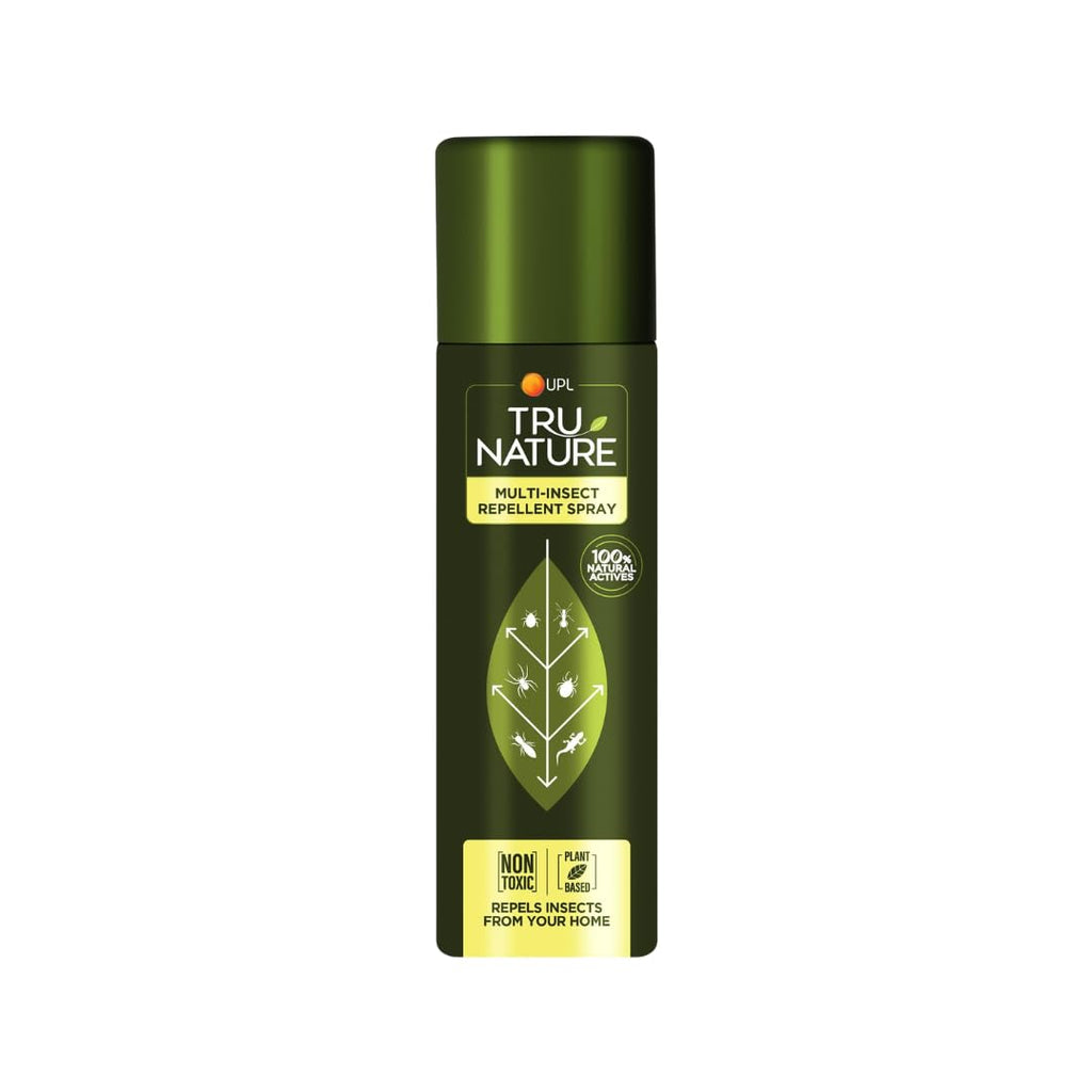Tru Nature Herbal Multi-Insect Repellent Spray – 200 ML | Works on Bed Bugs, Ants, Termite,Ticks, Spider and Lizards | 100% Plant Based, Chemical Free | For Home, Office & Garden | No Kill, Only repel