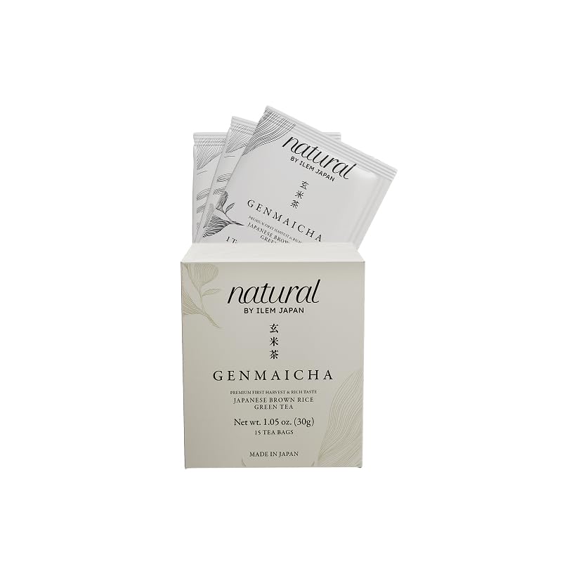 ILEM JAPAN Genmaicha Japanese Brown Rice Roasted Green Tea