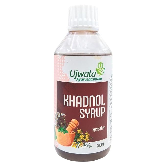Ujwala Ayurvedashram Khadnol Syrup - 200 ml