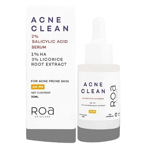 R.O.A Skincare Acne Clean Salicylic Acid serum for Acne Prone Oily Skin - 30 ml
