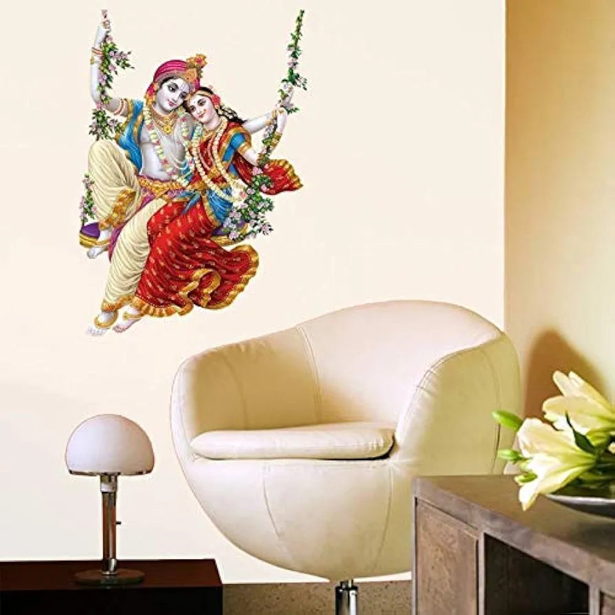 Rangoli Large Wall Sticker Multicolor Vinyl 50 or 70 CM