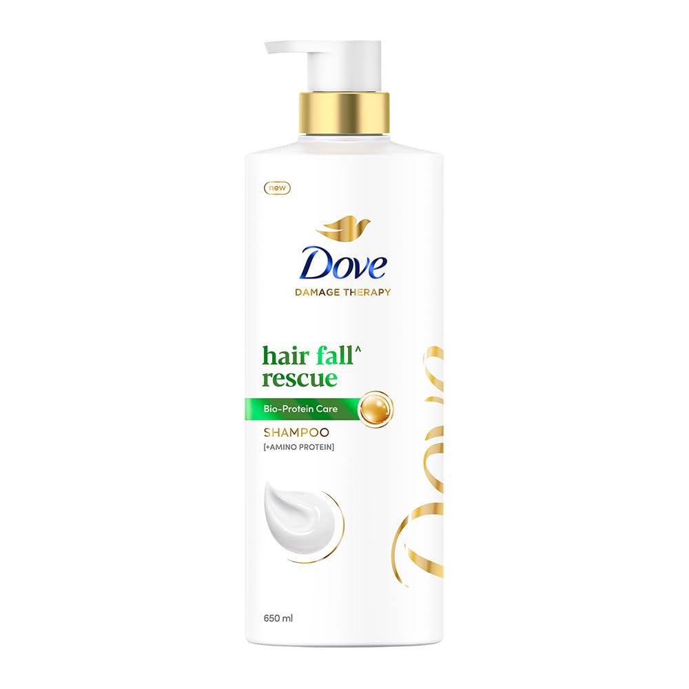 Dove Hair Fall Rescue Shampoo || For Damaged Hair|| Hair Fall Control for Thicker Hair - Mild Daily Anti Hair Fall Shampoo for Men & Women