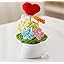 Crochet Flowers Artificial Sunflower Mushroom with Daisy Pot