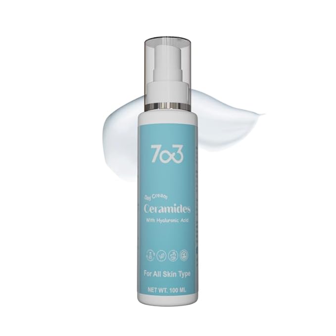 7o3 Hydrating Day Cream With Hyaluronic Acid & Ceramides – Lightweight Moisturizer for Dry to Very Dry Skin - 100 Ml