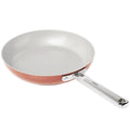 Ember Cookware Arcilla Ceramic Non-stick Frying Pan 24cm Steel Handle | Terracotta