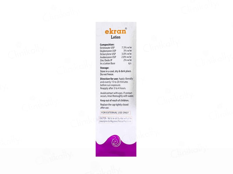 Ekran sunscreen lotion SPF 30 PA++ 50 GM