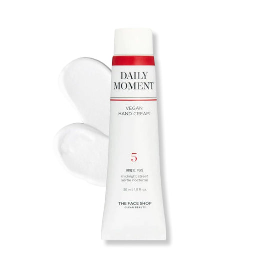The Face Shop Daily Moment Vegan Hand Cream Sunrise Bedroom with Hyaluronic Acid & Shea Butter, Non-Greasy & Quick absorbing hand care cream, 30ml
