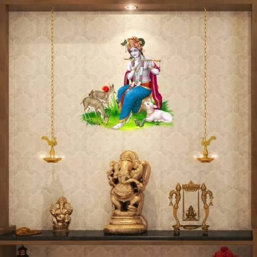 Rangoli Vinyl Wall Sticker Multicolour Vinyl Medium Size 40cm or 50 cm