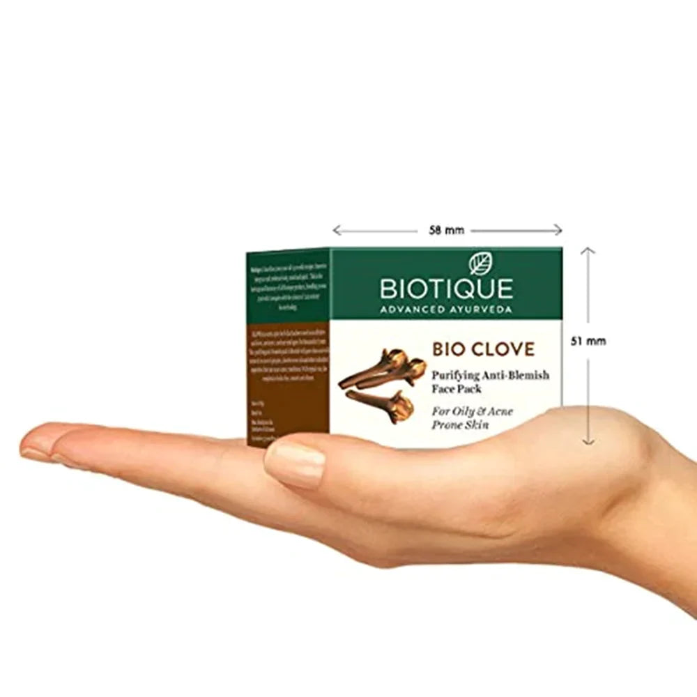 Biotique Bio Clove Purifying Anti Blemish Face Pack - 75 gms