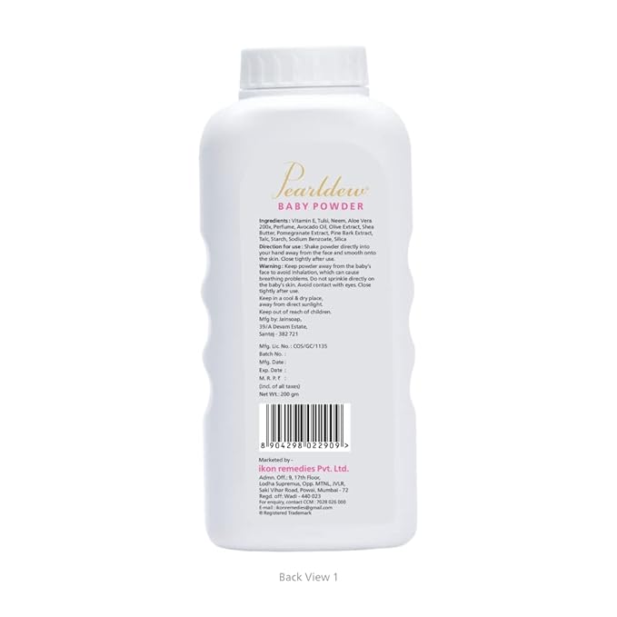 Pearldew Baby Powder - 200 Gms