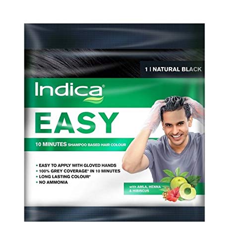 Indica Easy Mini Hair Color Natural Black - 18 ml