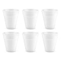 Larah by Borosil 6 Pcs Tea/coffee Opalware Kulhad Set | 100 Ml Each