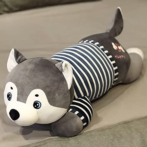 Tickles Cute Super Soft Husky Dog Pillow Stuffed Plush Animal Toy Kids 30 cm