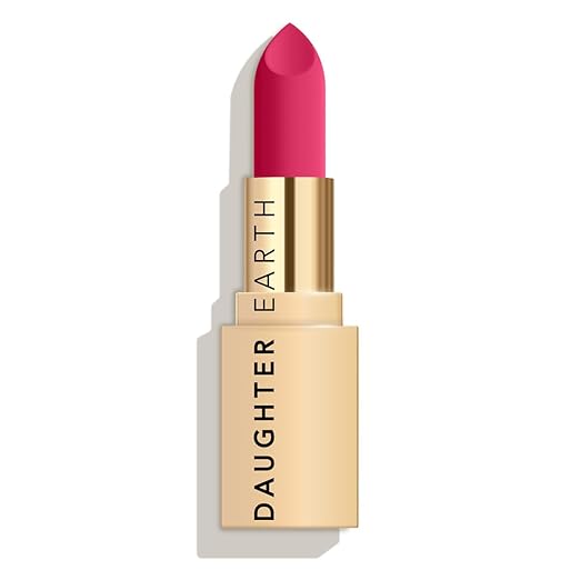 Daughter Earth Oh My Darling 100% Vegan Natural Lipstick, Pigmented Lightweight Lip Color - 4 Gms