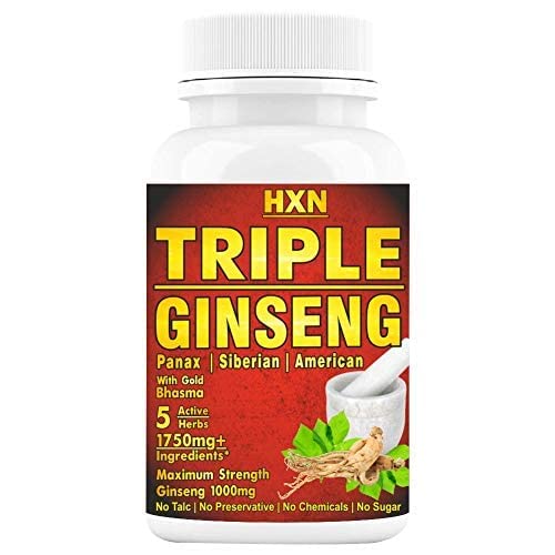 HXN Triple Ginseng Capsules - 60  Capsules
