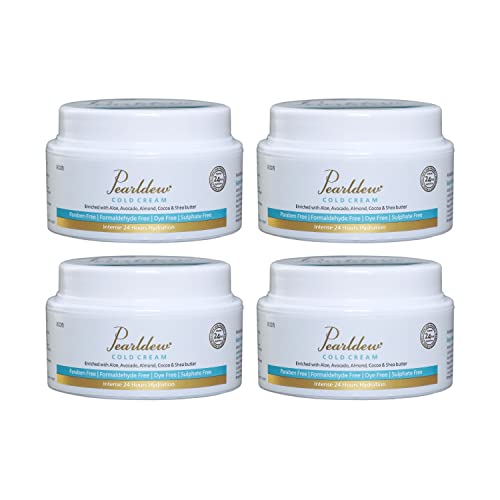 Pearldew Cold Cream | Improves the Skin Complexion - 100 Gms | Pack of 4