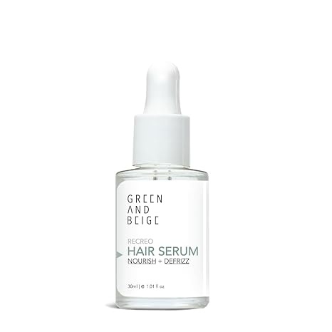 Green And Beige Recreo Hair Serum Nourish & Defrizz - 30 ml