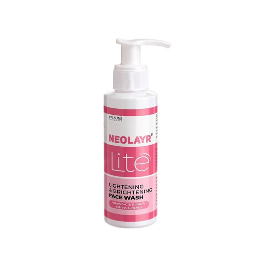 Lite Lightening & Brightening Face Wash | Enriched with Vitamin C and Turmeric Extract | Darkspots FaceWash| Reduces Scars | 100 ML