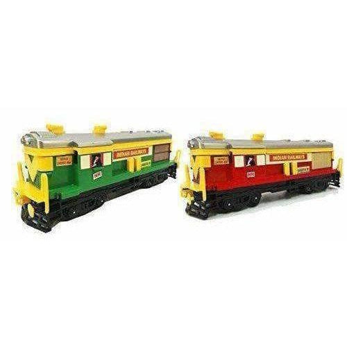 Train Engine (Set Of 2 Piece) (Green And Red)