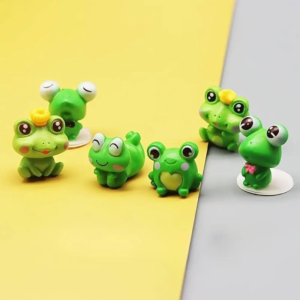 Satyam Kraft 1 Set Resin Frog Miniature Figurines