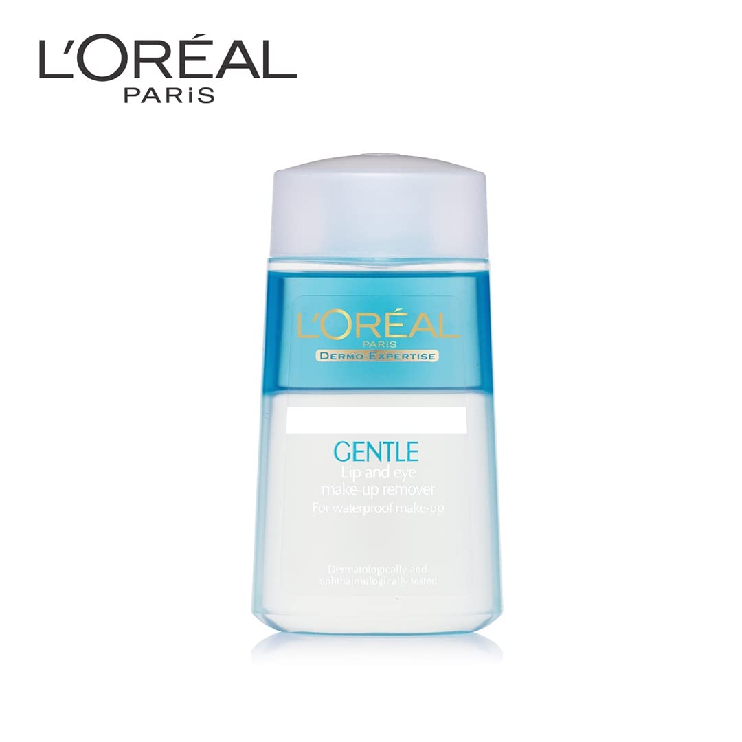 L'OrÃ©al Paris Make-Up Remover, For Lips, Eyes and Face, Removes Waterproof makeup, Dermo Expertise, 125ml