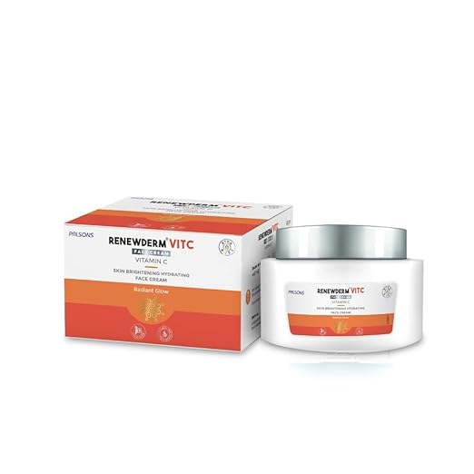 Renewderm Vit C Face Cream with 5 Antioxidants Vitamin C Vitamin A and E - 40 gms