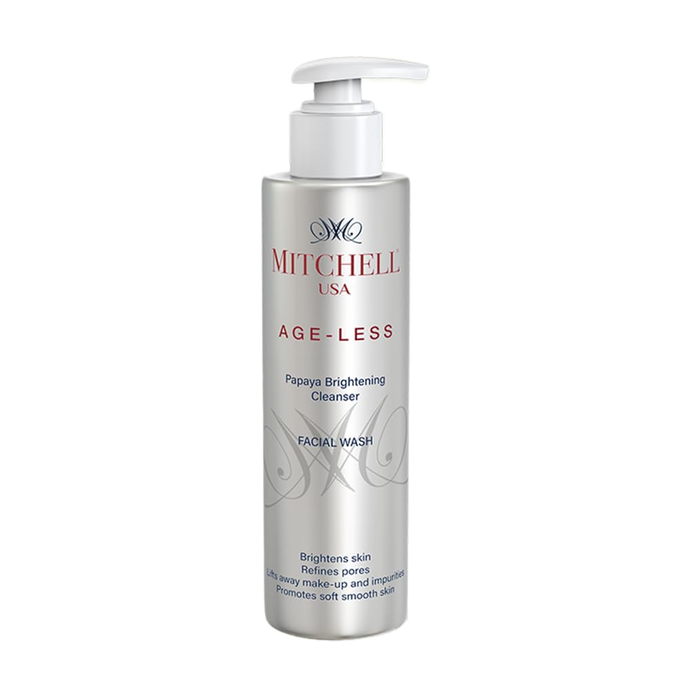 Mitchell Usa Age-less Papaya Brightening Cleanser Facial Wash