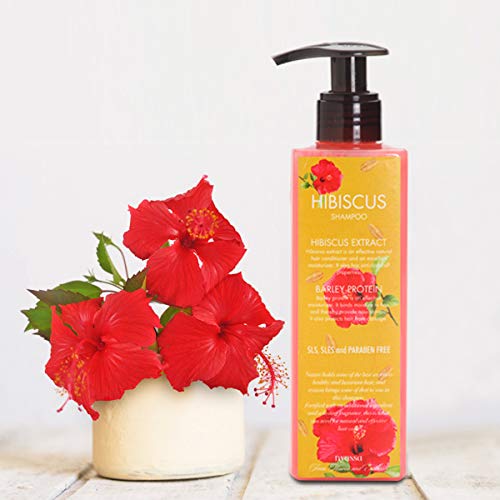 Nyassa Hibiscus Shampoo - 265 Ml | With Hibiscus Extract and Barley Protein