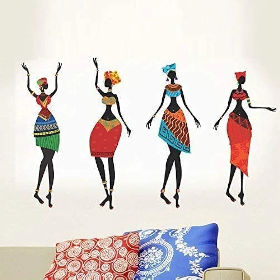 Decals Design African Women Wall Sticker