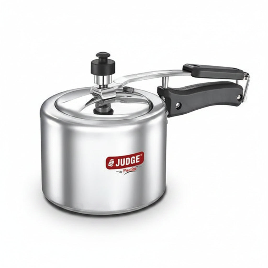 Judge by Prestige 2L Basic Aluminium Pressure Cooker Inner Lid Long-Lasting Regulator