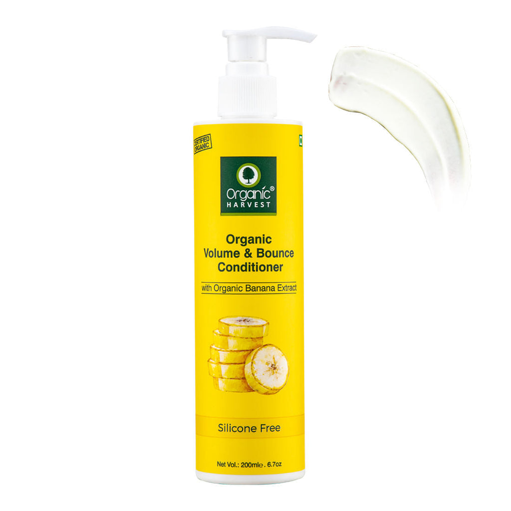 Organic Harvest Organic Volume & Bounce Conditioner With Organic Banana Extract - 200 ml