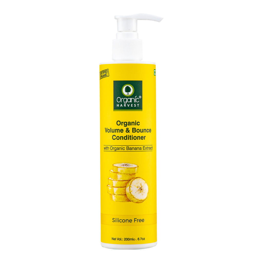 Organic Harvest Organic Volume & Bounce Conditioner With Organic Banana Extract - 200 ml